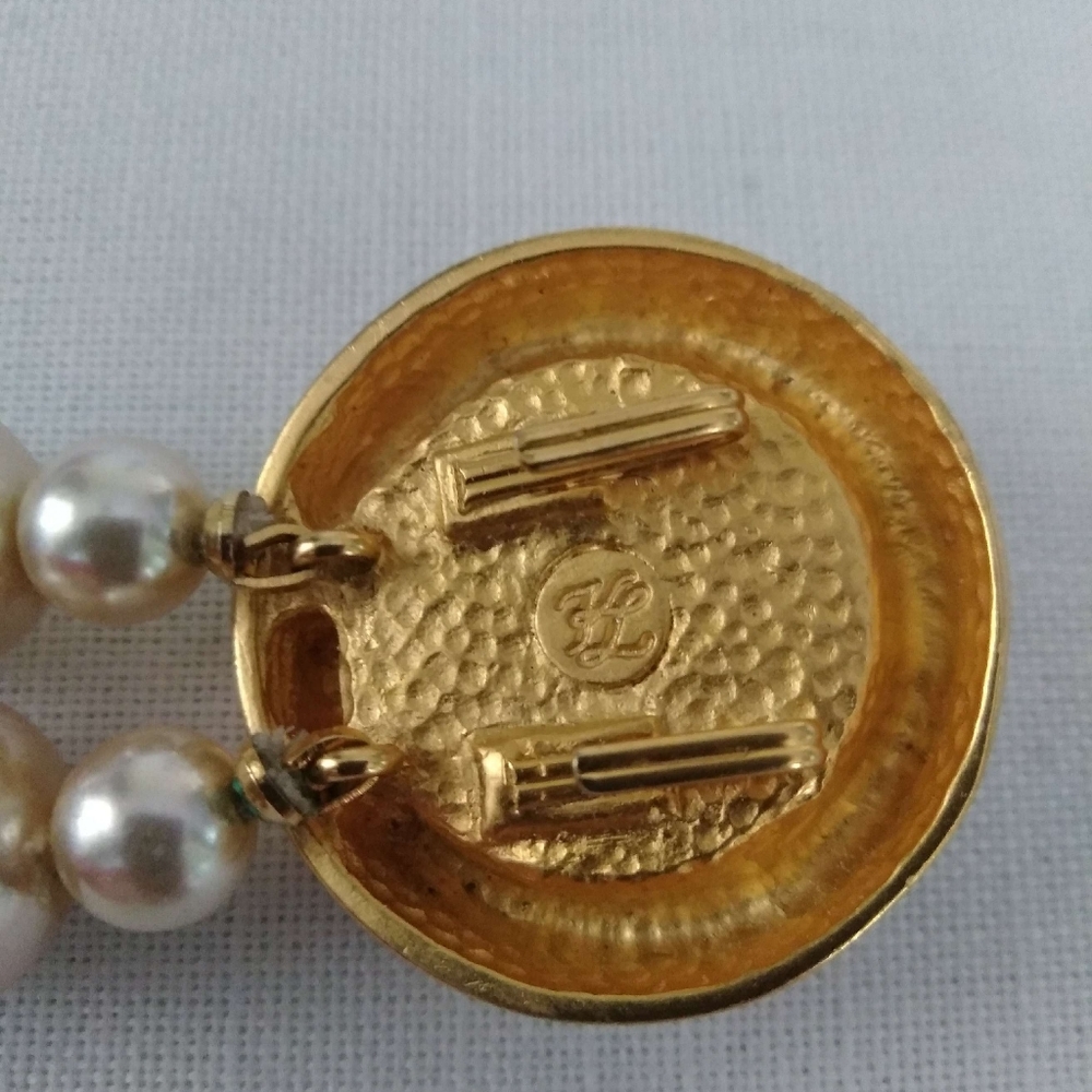 Karl Lagerfeld vintage pearl bracelet - Picture 6 of 7